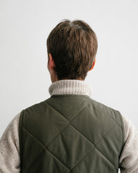 main WOMEN'S SPRUCE GREEN QUILTED VEST