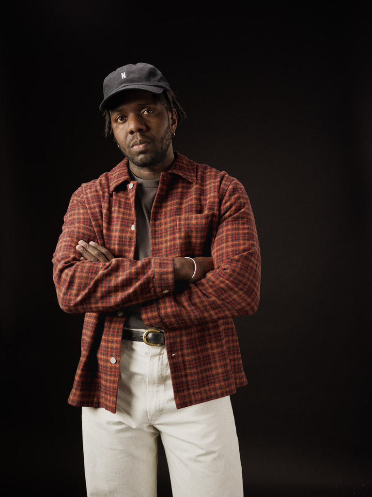 main MEN'S RED CHECK EASY SHIRT