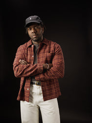 main MEN'S RED CHECK EASY SHIRT