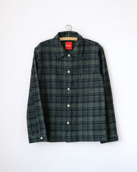main MEN'S NAVY CHECK EASY SHIRT