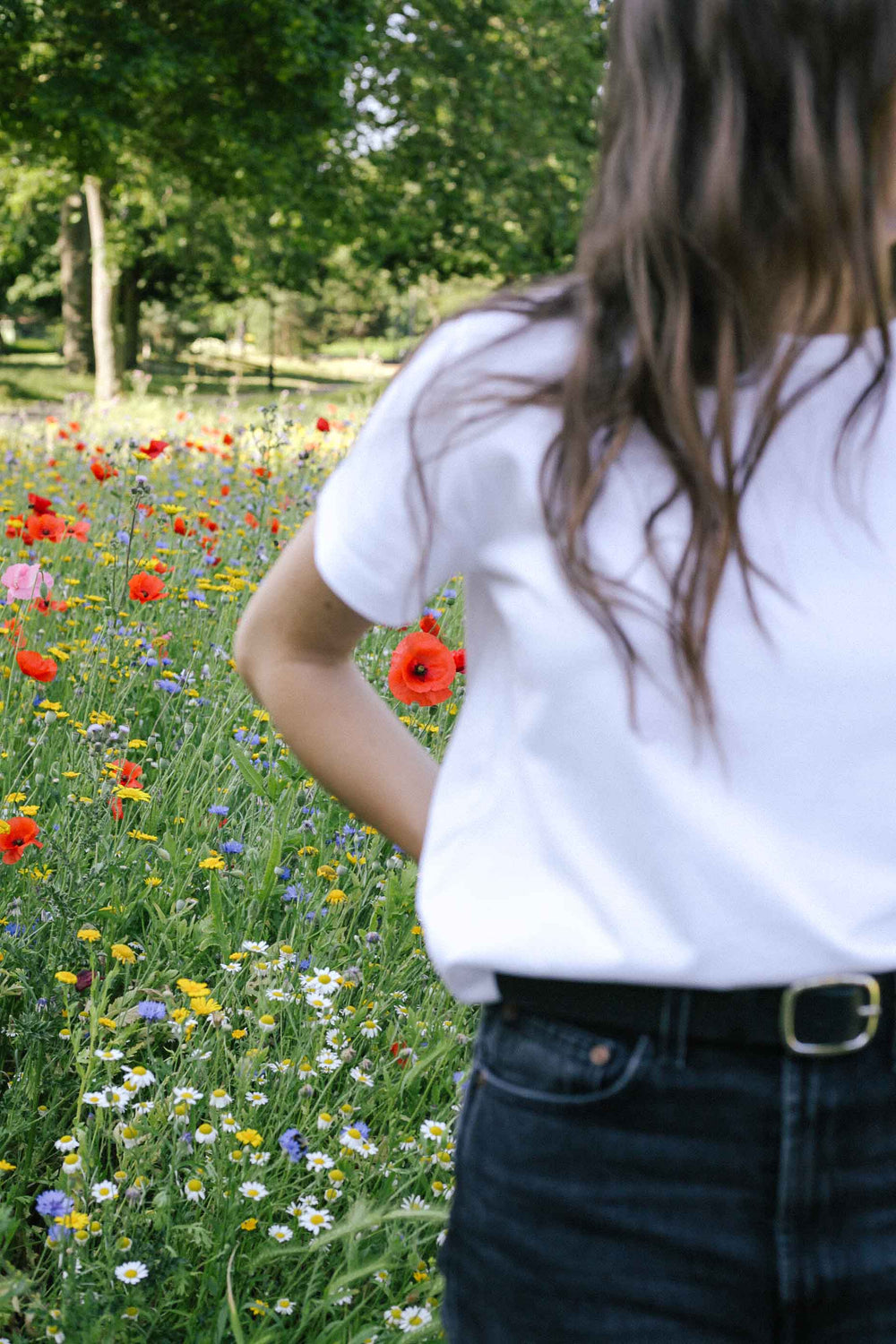 Gallery images of the White Six Mile Tee - Women's