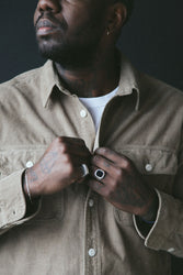 main Men’s French Corduroy Workshirt - Oat