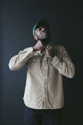 main Men’s French Corduroy Workshirt - Oat
