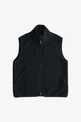main THE CASENTINO BLANKET VEST - BLACK