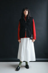 main THE CASENTINO BLANKET VEST - BLACK