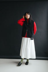 main THE CASENTINO BLANKET VEST - BLACK