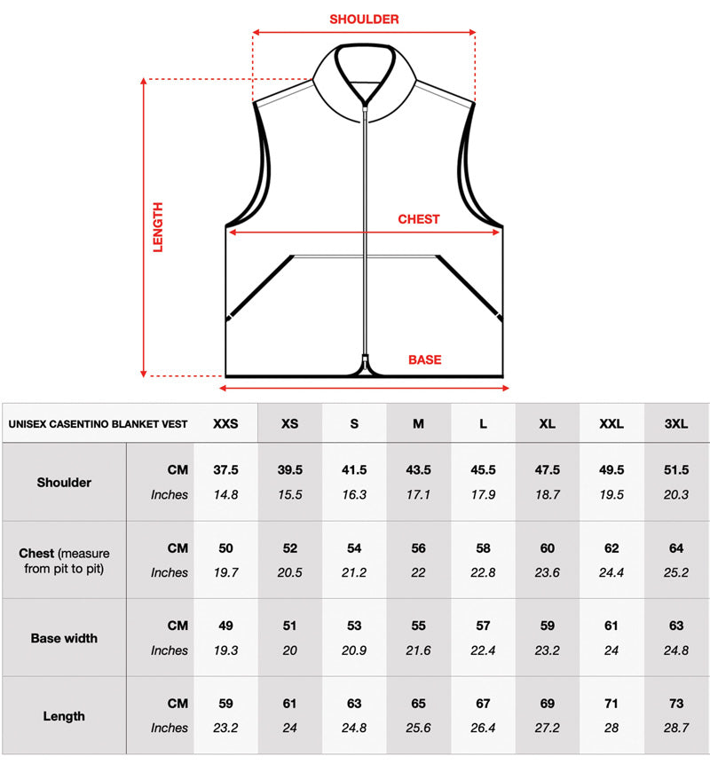 sizing chart